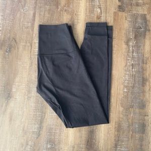 Lululemon black wunder under high rise sz 6